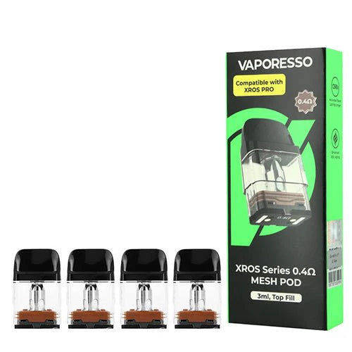 Vaporesso XROS Pro 0.4 Mesh Replacement Pod 3ml 4PK