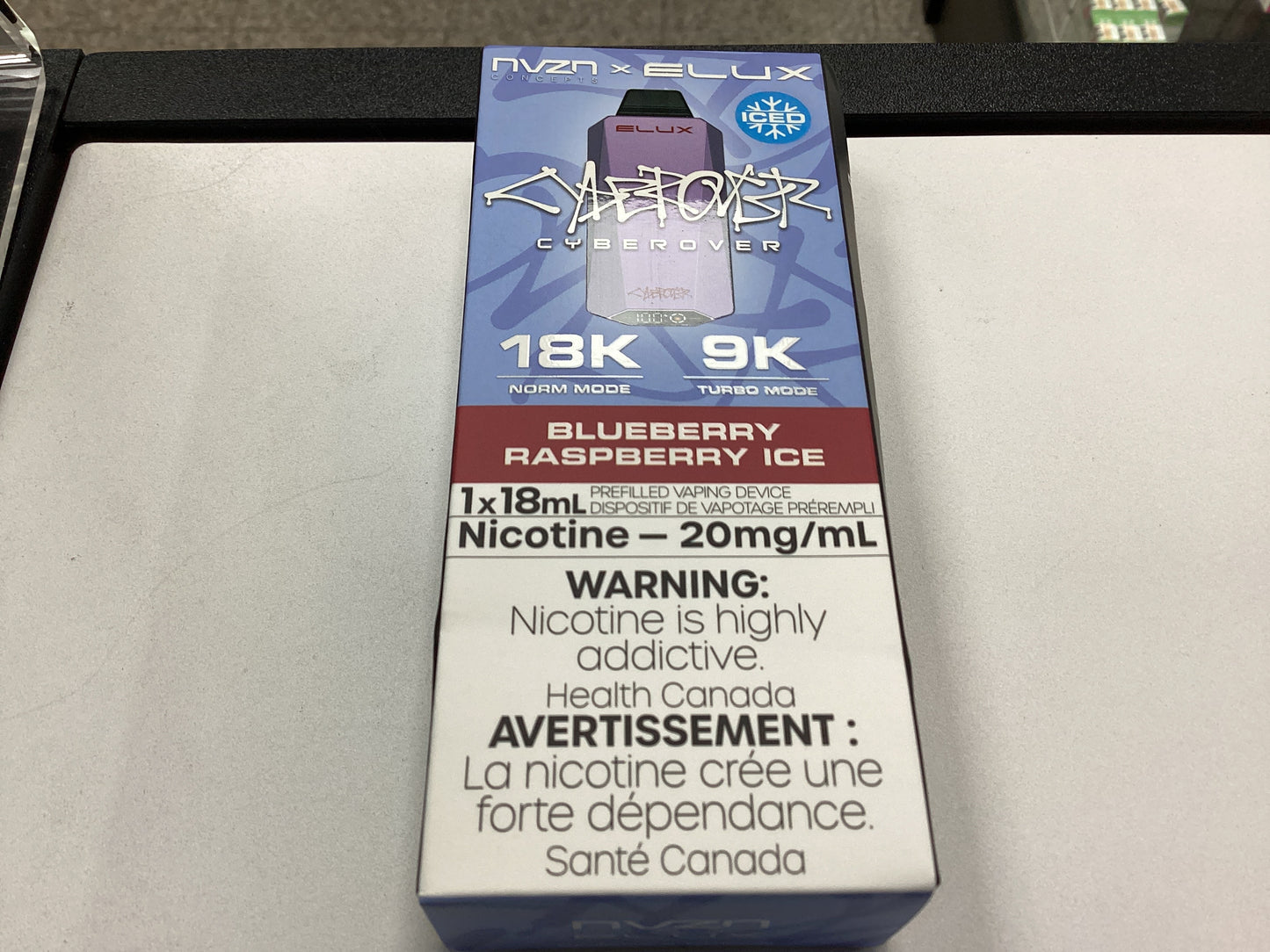 Nvzn X elux 18k blueberry raspberry ice