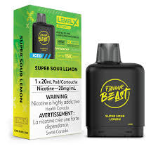 Flavour beast level X boost G2 25k super sour lemon  *