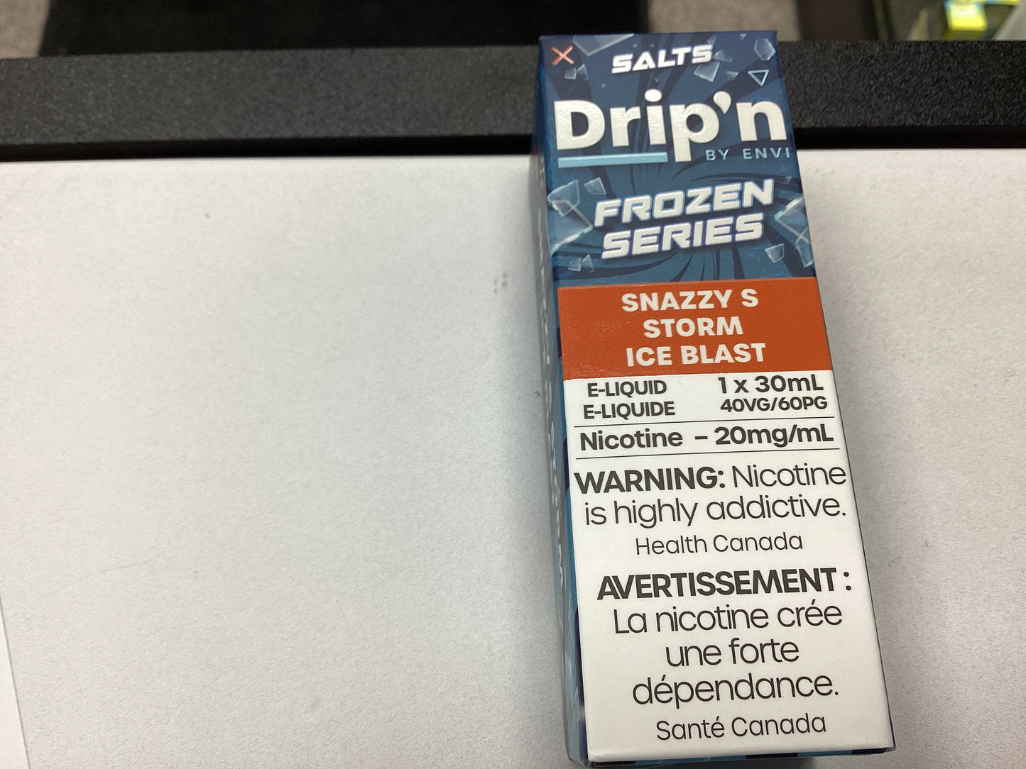 Dripn E Liquid Snazzy S strom ice blast 20mg/30ml (provincial tax)