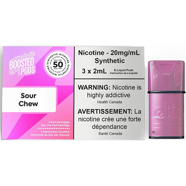 Boosted pods 3x2ml 20mg/ml Sour chew