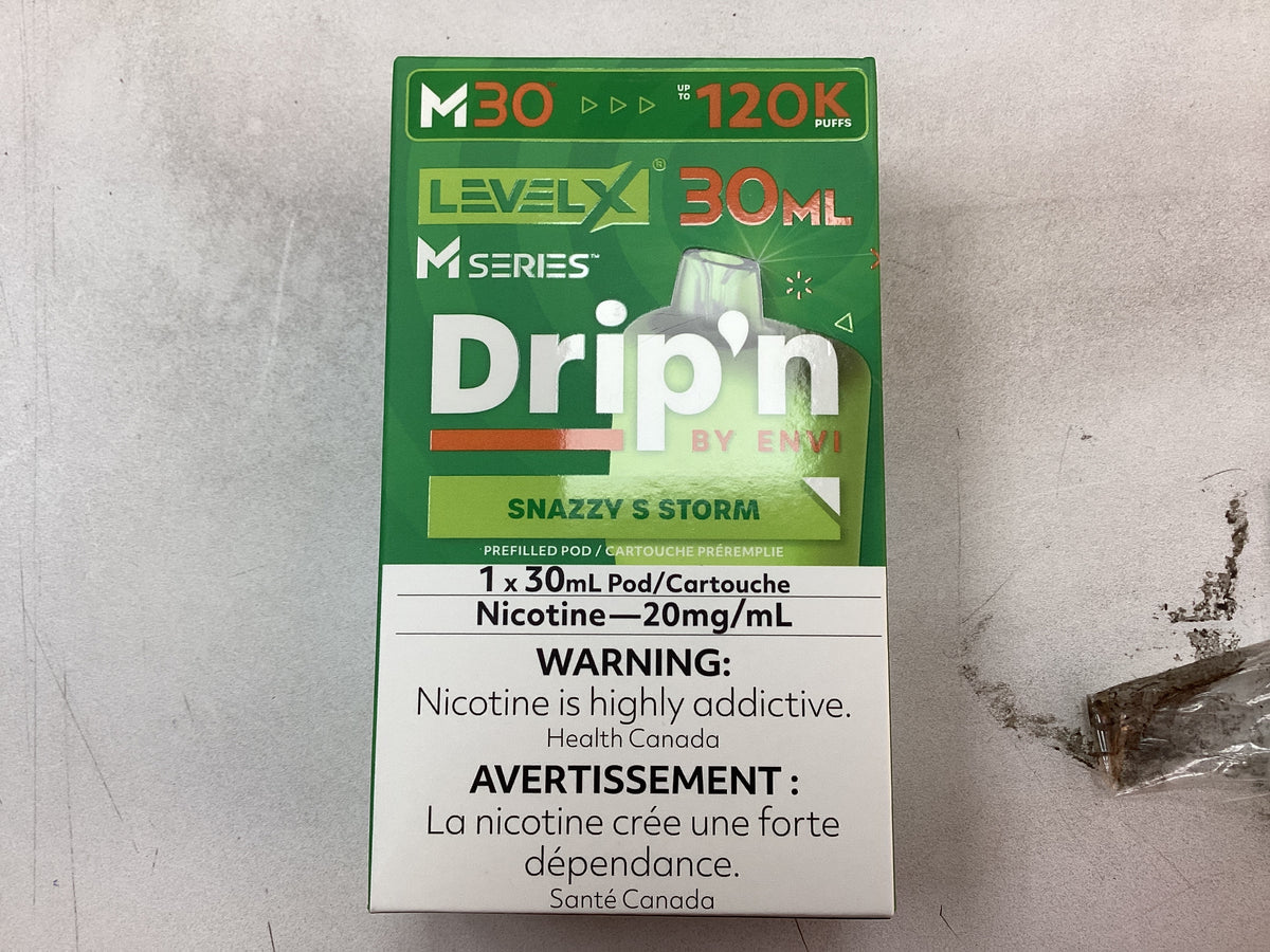 Level X M Series Pod 30ml Drip’n Snazzy S Storm 20mg