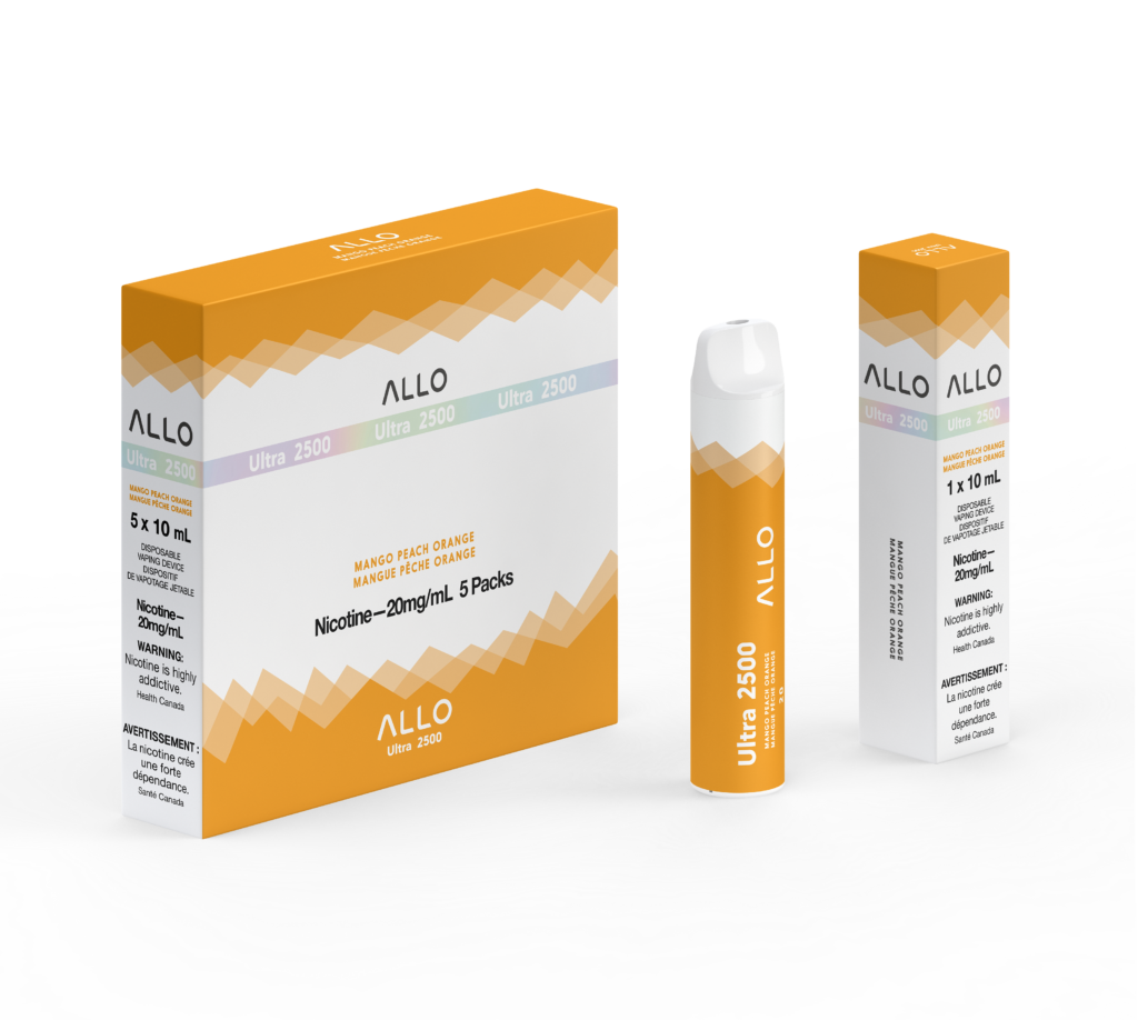 Allo Ultra 2500 Mango Peach Orange (provincial tax)