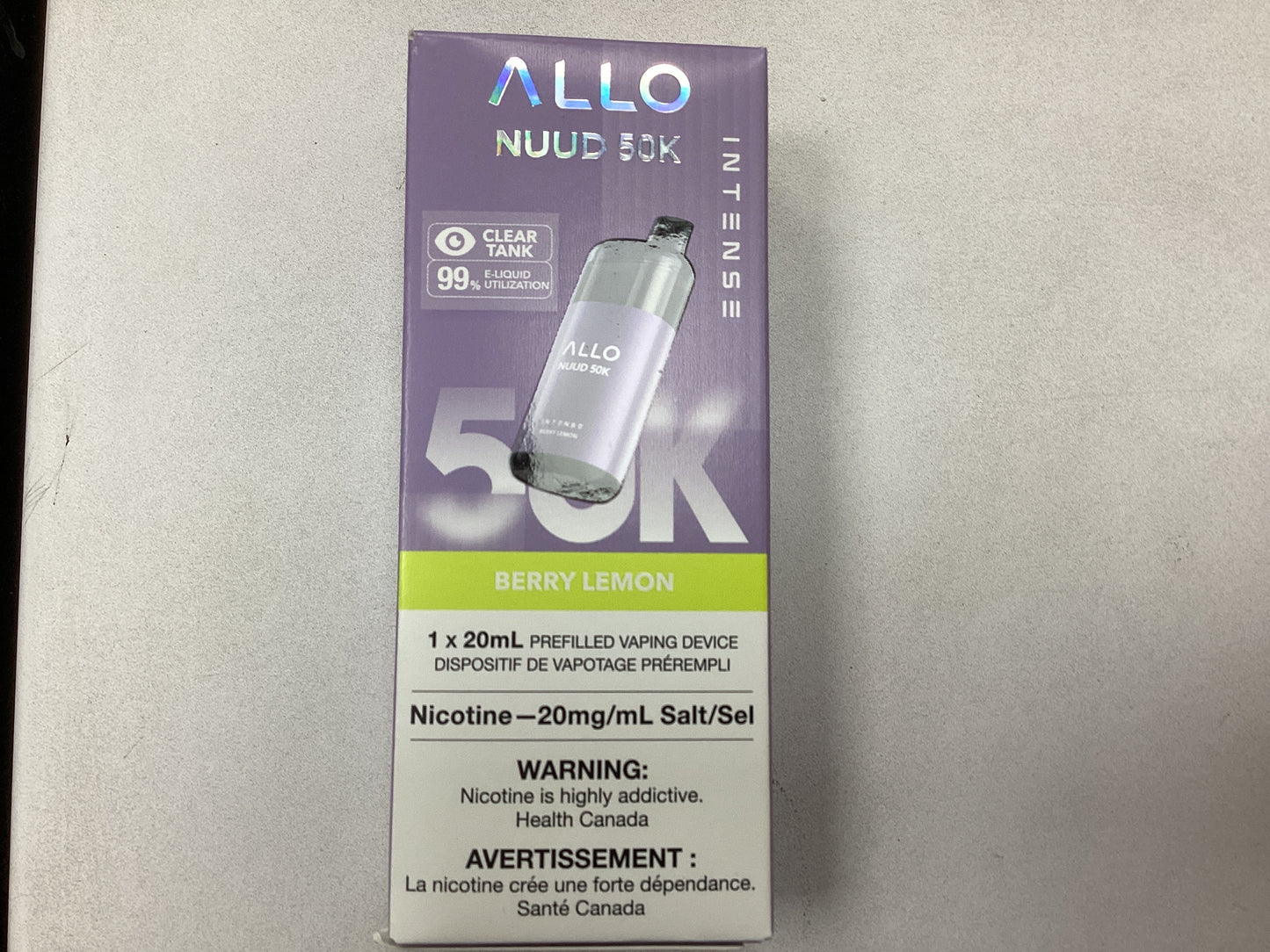 Allo nuud 50k Berry Lemon