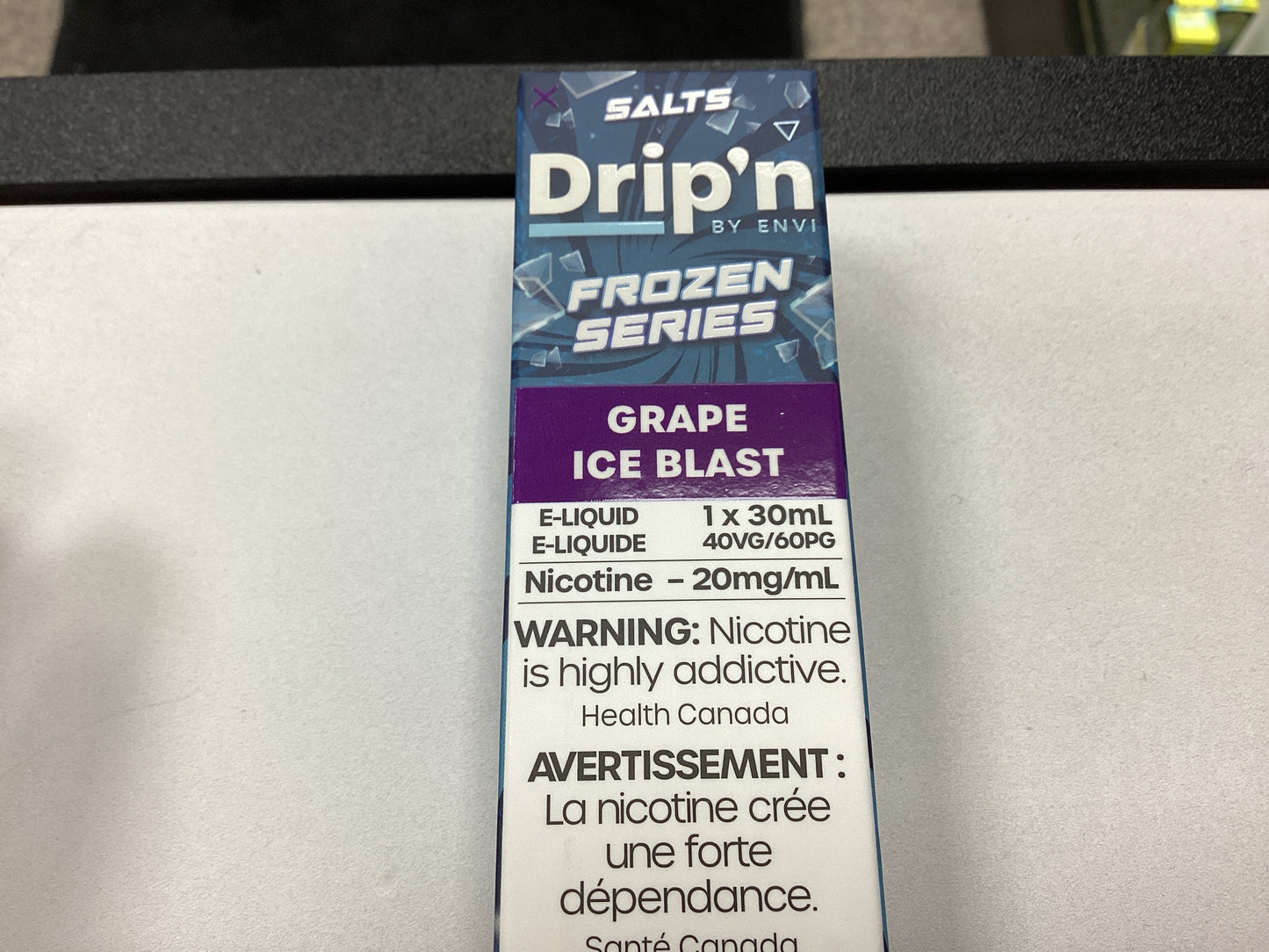 Dripn E liquid grape ice Blast 20mg/30ml (provincial tax)