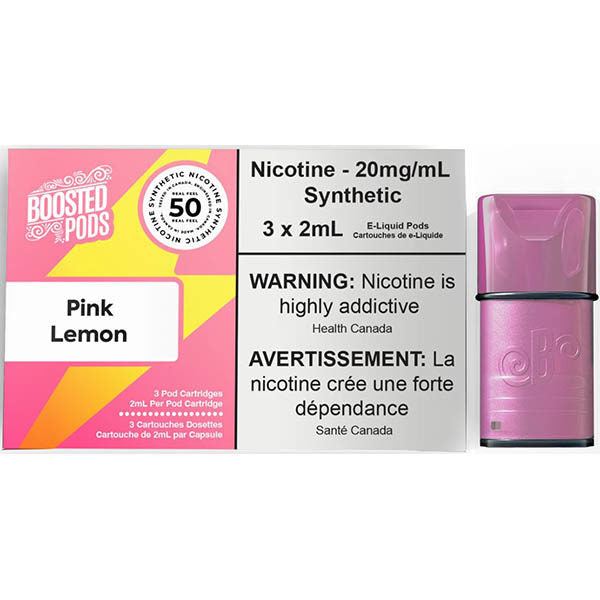 Boosted pods 3x2ml 20mg/ml Pink lemon