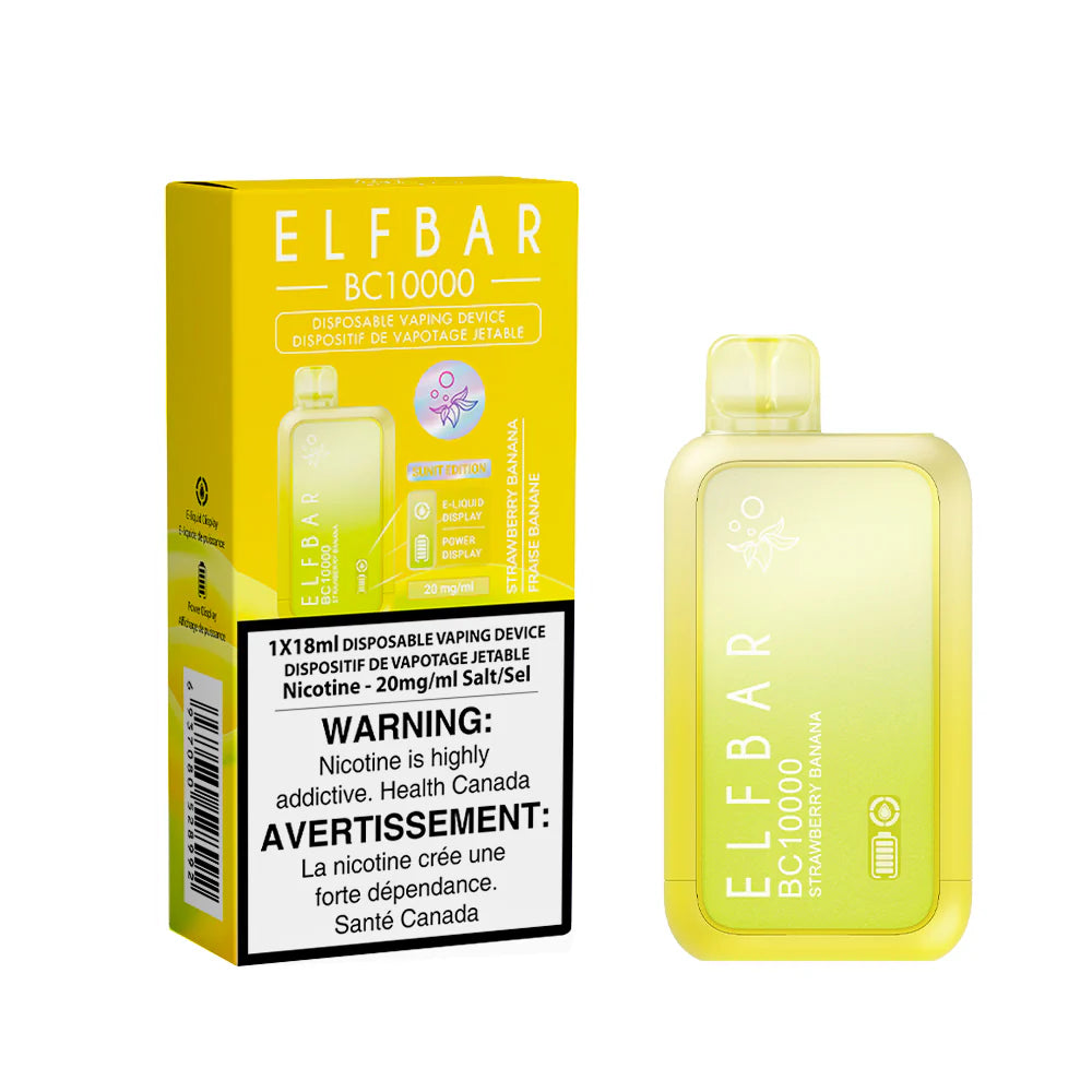 ElfBar 10K Strawberry Banana (Provincial Tax)