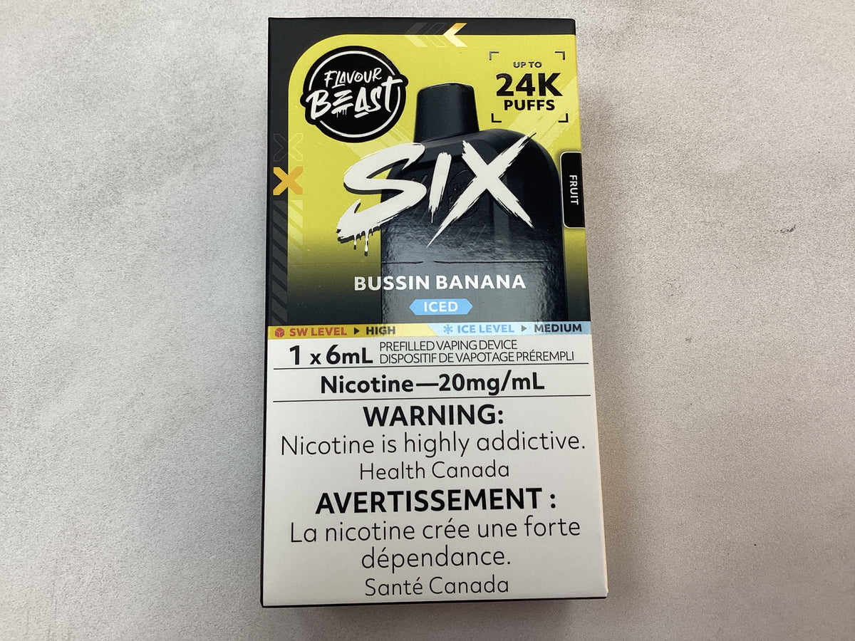 Flavour beast Six 24k Bussin banana