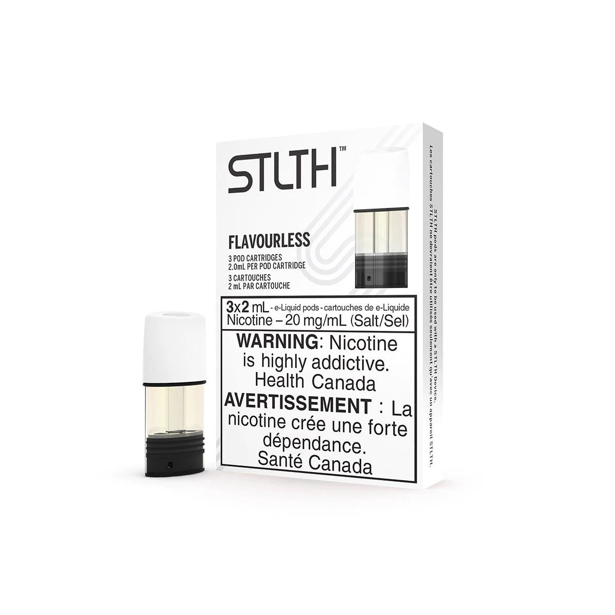 Stlth pods flavourless 12 mg (Provincial Tax)