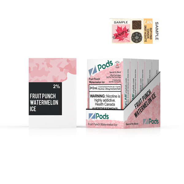 z/pod fruit punch watermelon ice ( Provincial Tax)
