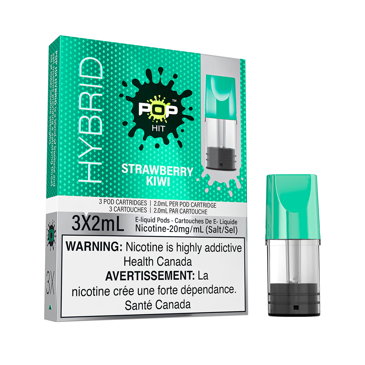 POP Hit Pods 20mg Strawberry kiwi ( Provincial Tax)