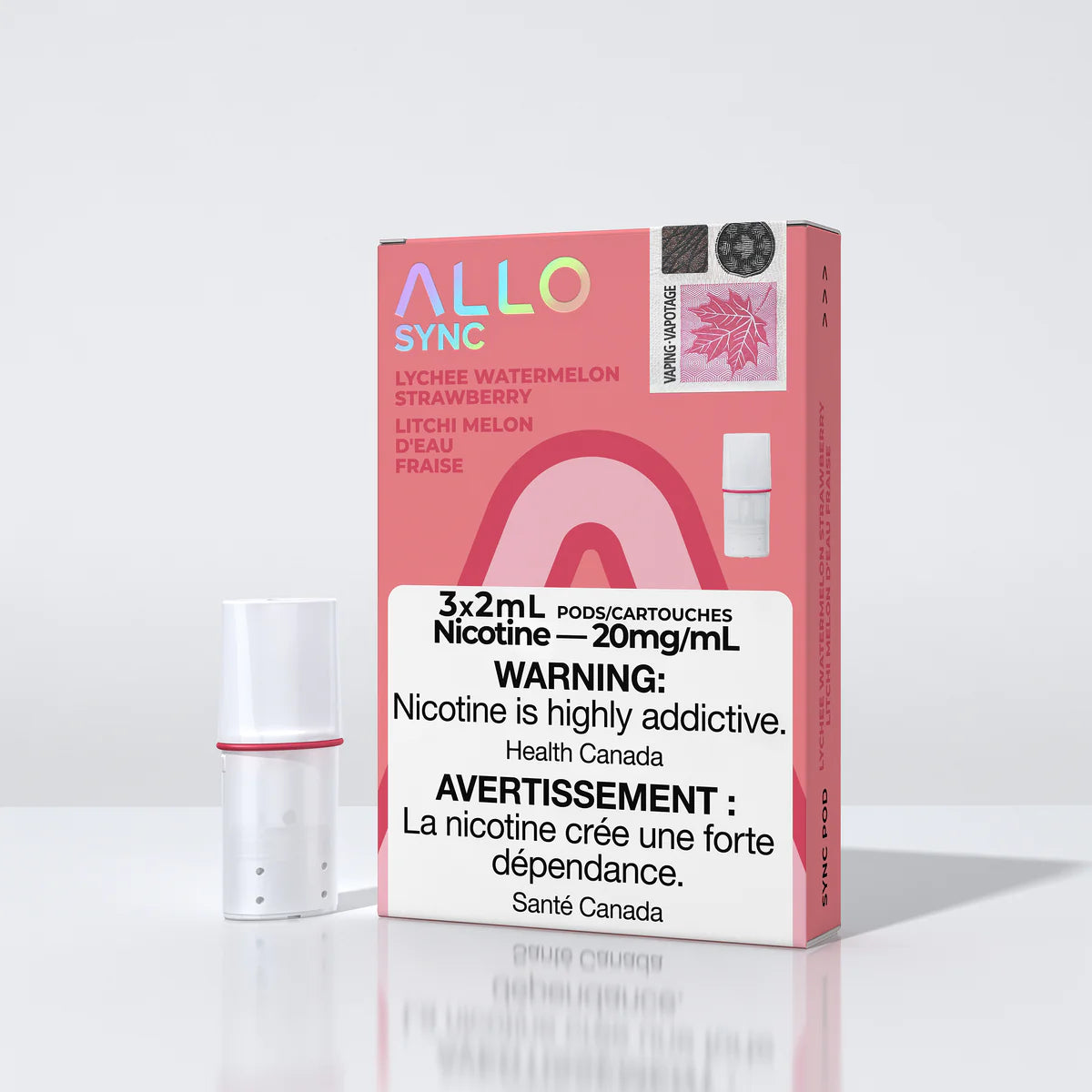 Allo Sync 3pods Lychee Watermelon Strawberry(3x2ml) ( Provincial Tax)