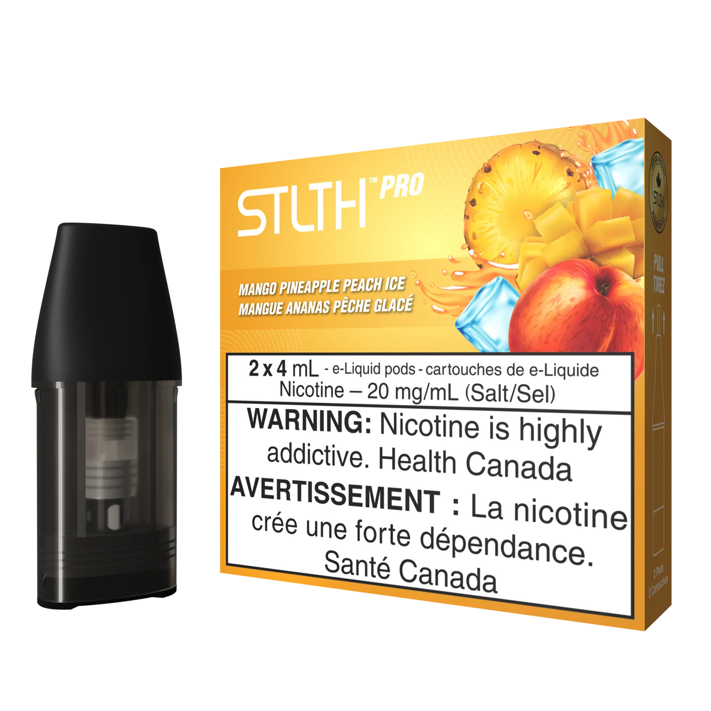 STLTH pro pod mango pineapple peach ice (2x4ml) ( Provincial Tax)