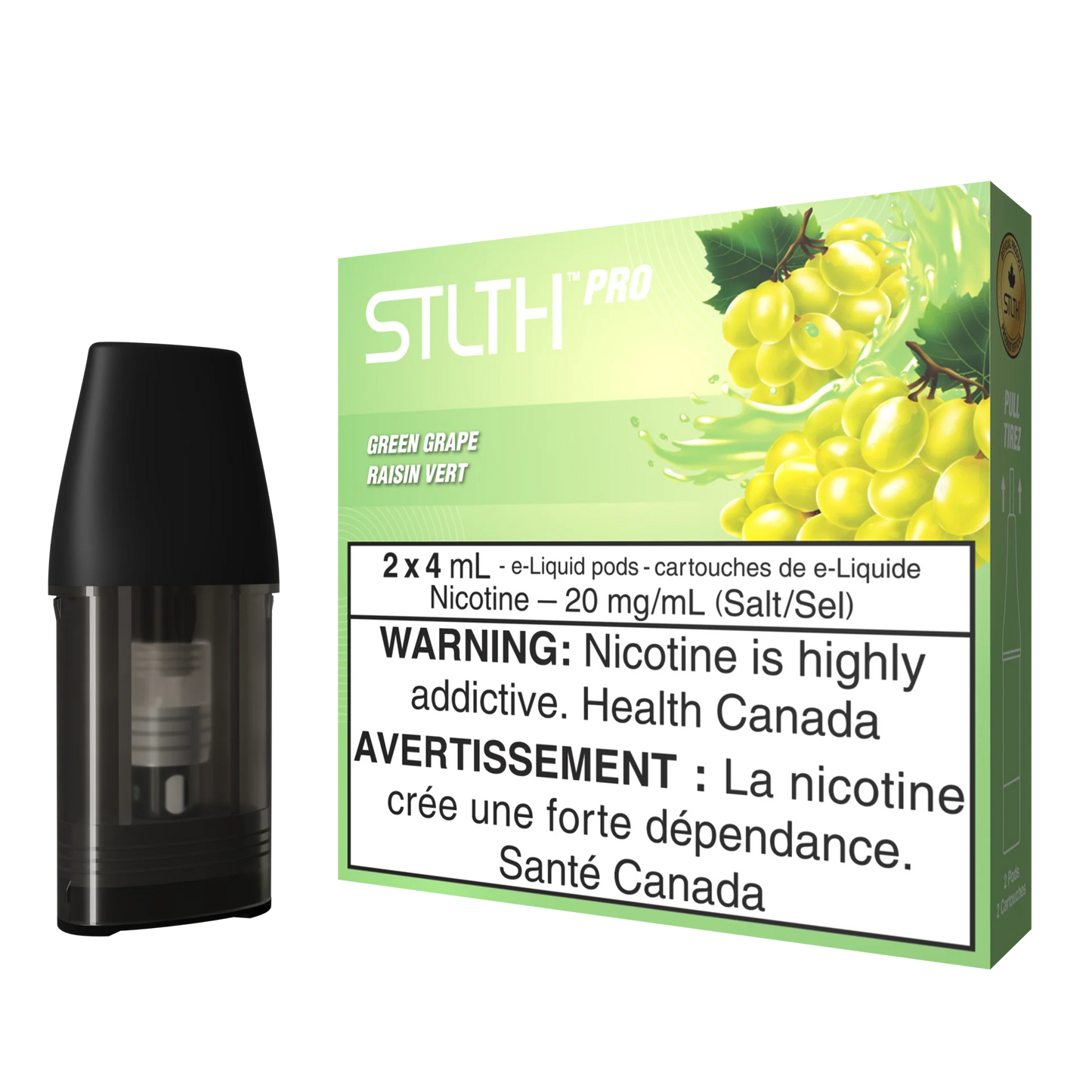 STLTH pro pod green grape (2x4ml) ( Provincial Tax)