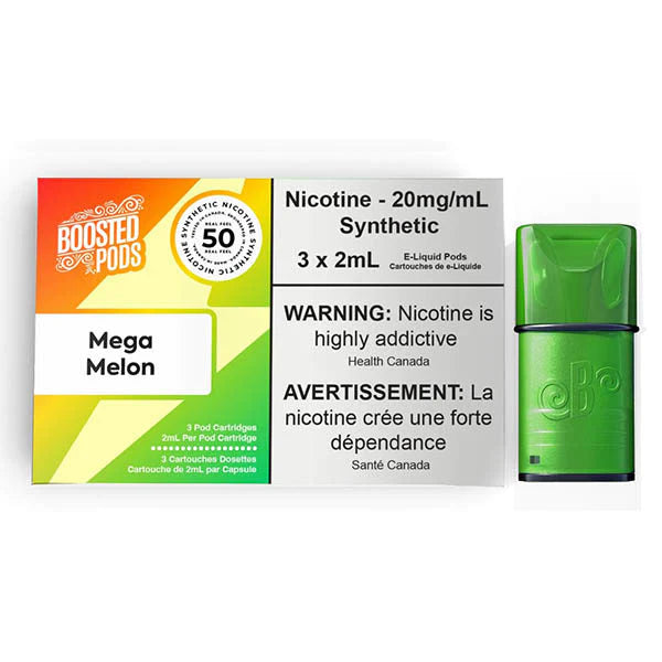 Boosted pods 3x2ml 20mg/ml Mega melon
