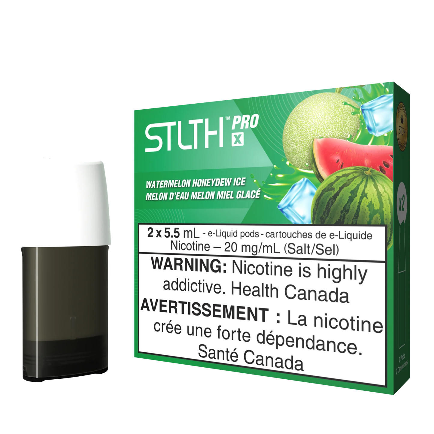 Stlth Pro X Pod Watermelon Honeydew Ice ( Provincial Tax)