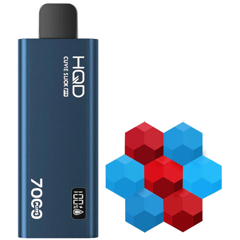 HQD 7000 Cuvie Slick Pro 7000 Disposable Vape - Blue Raspberry
