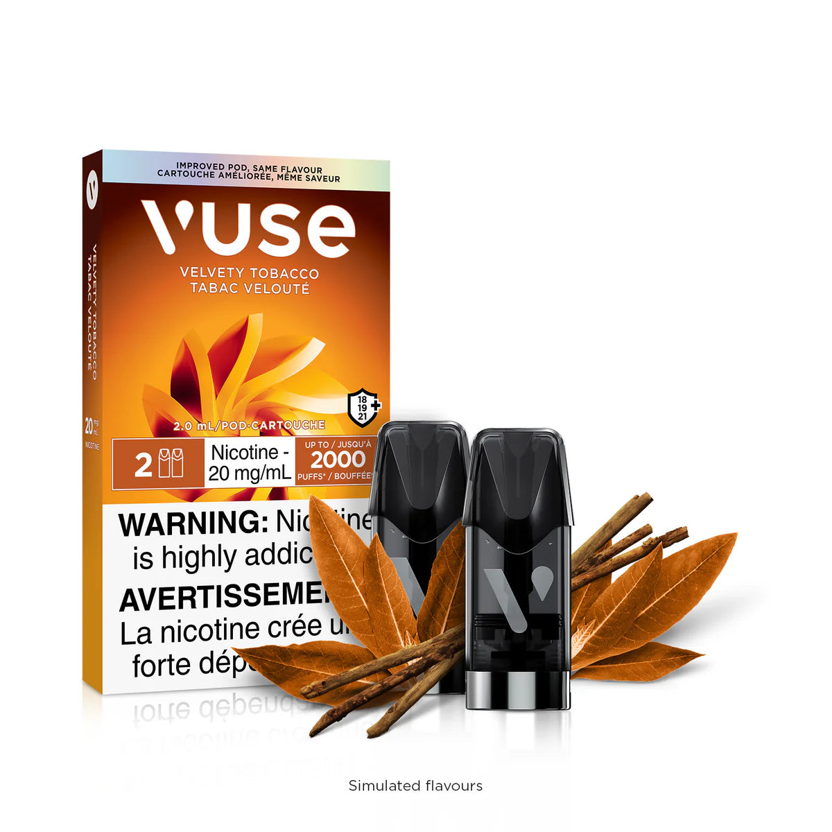 Vuse ePod X2 Velvety Tobacco- 20mg/ml (Provincial Tax) Vape Royale Vuse ePod X2 Velvety Tobacco- 20mg/ml (Provincial Tax) Vape Royale