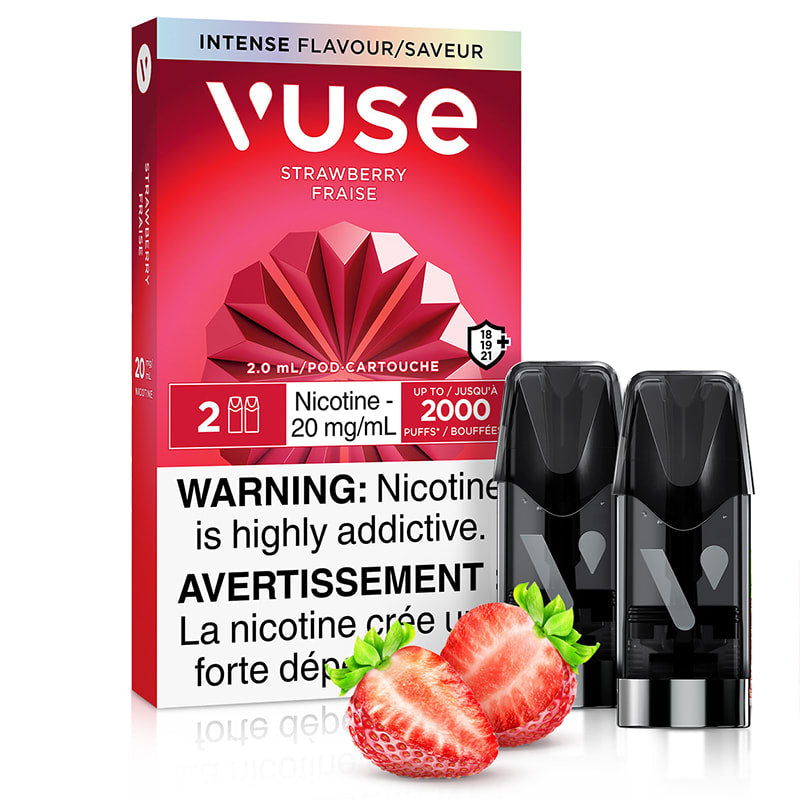 Vuse ePod X2 Strawberry - 20mg/ml (Provincial Tax) Vape Royale Vuse ePod X2 Strawberry - 20mg/ml (Provincial Tax) Vape Royale