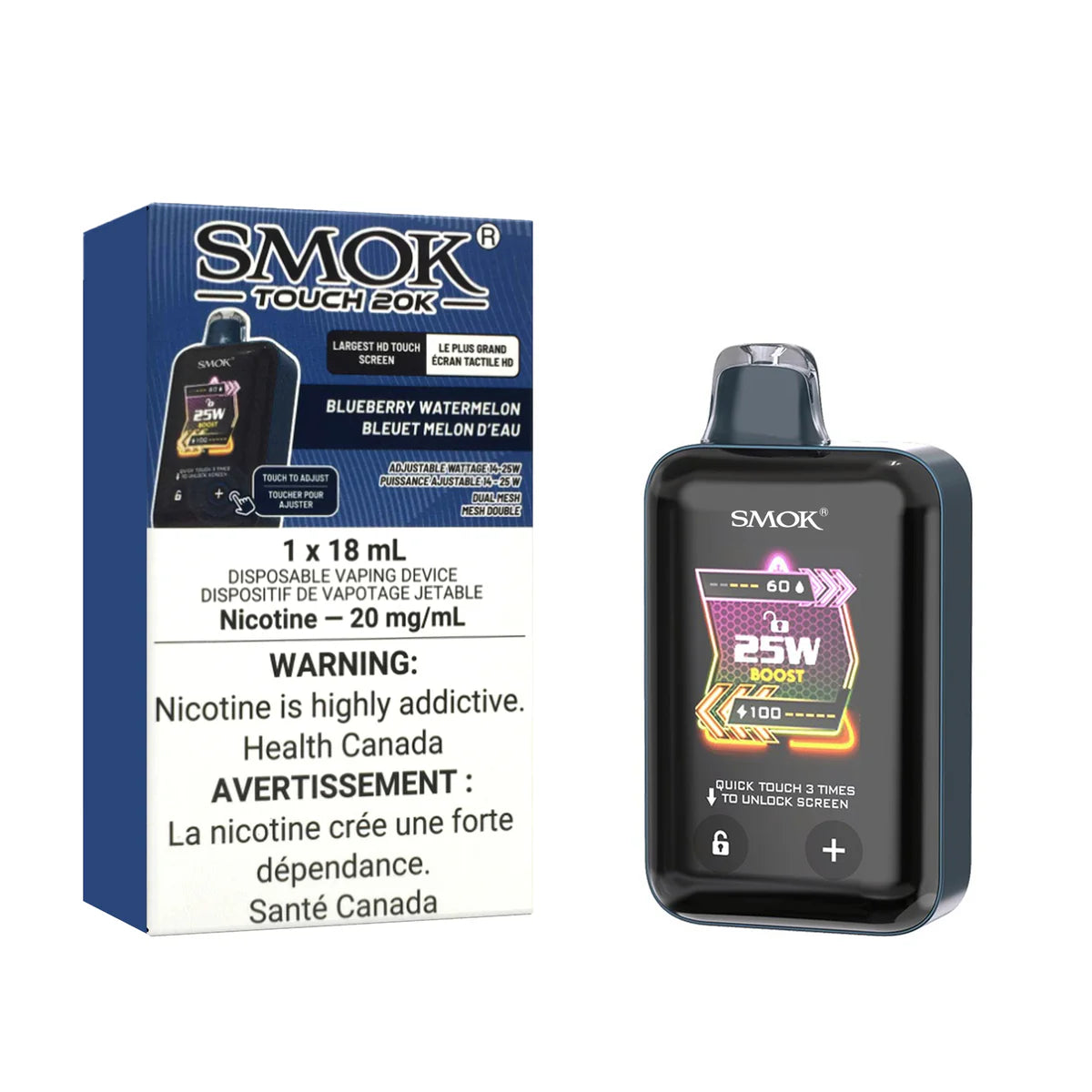 Smok touch 20k Blueberry watermelon (Provincial Tax)
