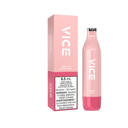 Vice 2500 Peach ice nicotine free (Provincial Tax)