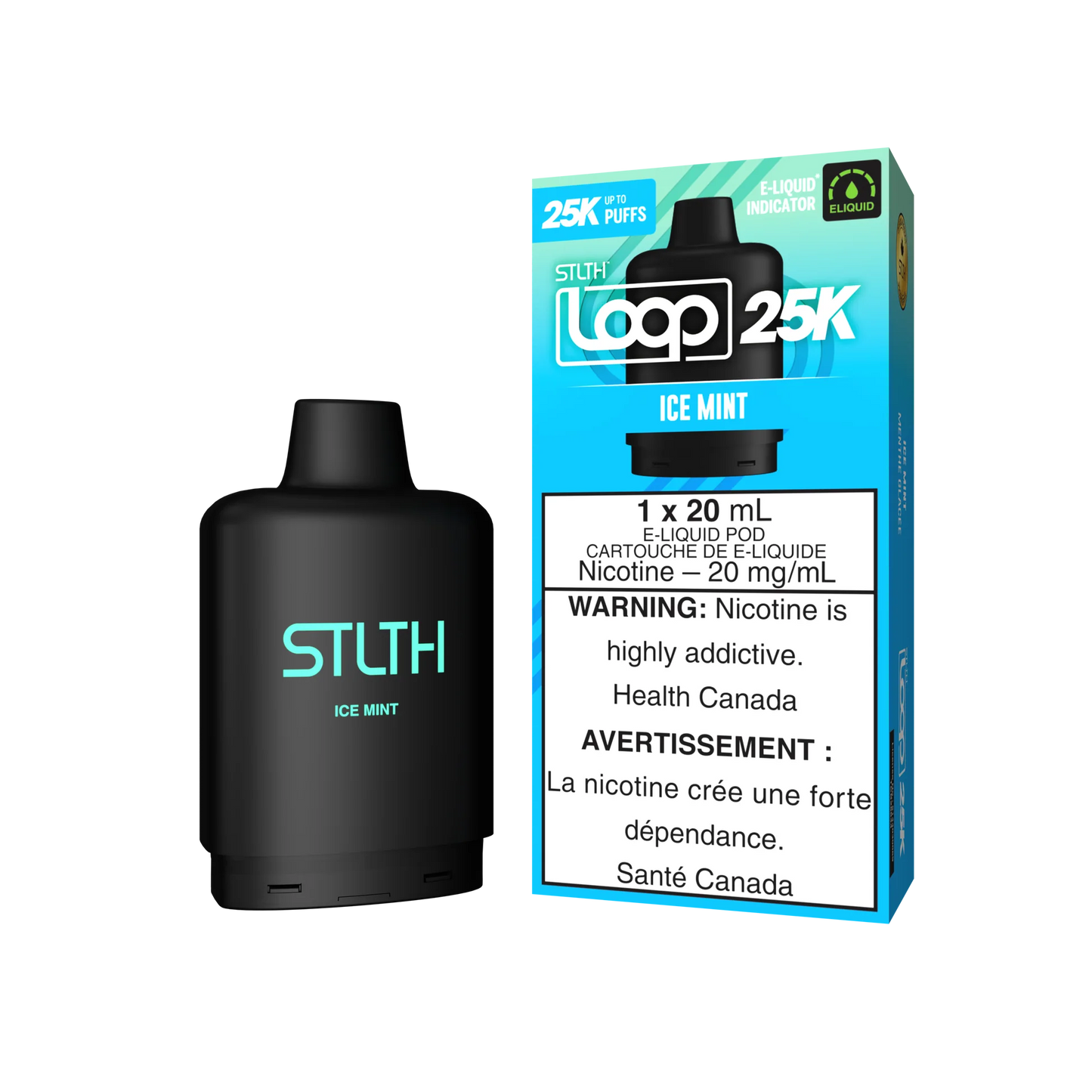 Stlth loop 25k Ice Mint (Provincial Tax)