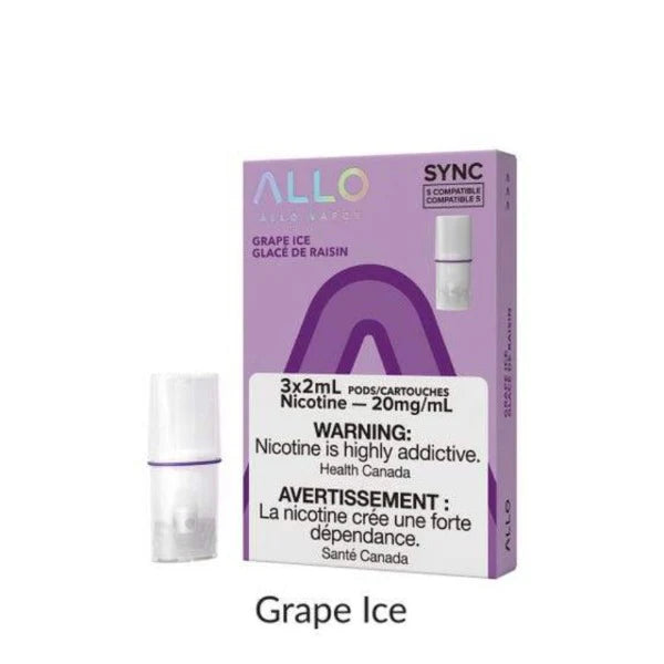 Allo Sync 3 Pods Grape Ice ( Provincial Tax)