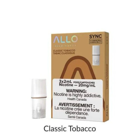 Allo Sync 3 Pods Classic Tobacco ( Provincial Tax)