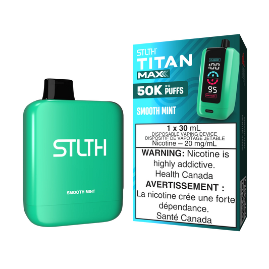 Stlth Titan Max 50k Smooth mint( provincial tax)