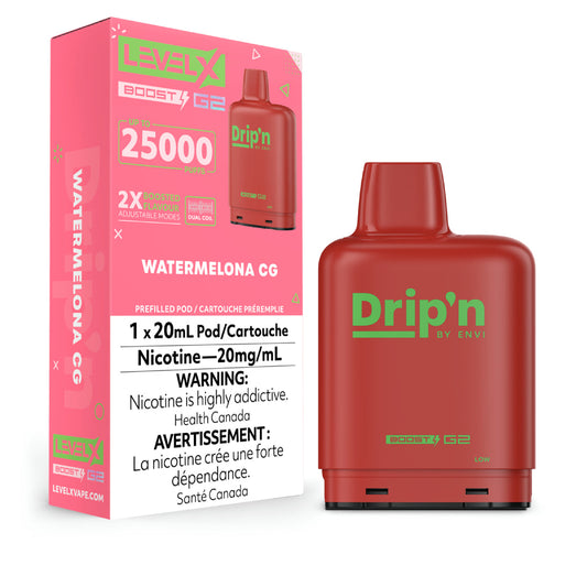 Level X Drip’n boost pod G2 25k Watermelona CG