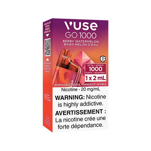Vuse go 1000 Berry Watermelon(Provincial Tax)