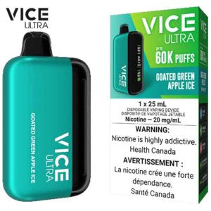 Vice Ultra 60k Goated Green Apple Ice (Provincial Tax)