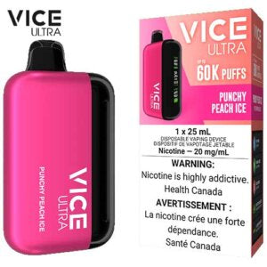 Vice Ultra 60k Punchy Peach Ice (Provincial Tax)