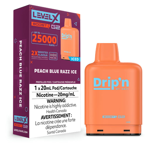 Flavour beast Level X boost G2 25k Peach Blue Razz Ice*