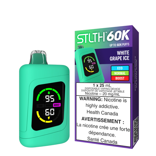 Stlth 60k White Grape Ice( provincial tax)