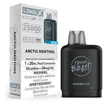 Flavour beast Level X boost G2 25k Arctic Menthol(Provincial Tax)