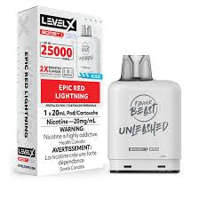 Level X flavour beast 25k epic red lighting*