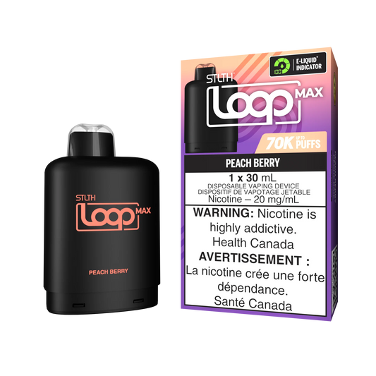 Stlth Loop Pods 70k Peach Berry(Provincial tax)