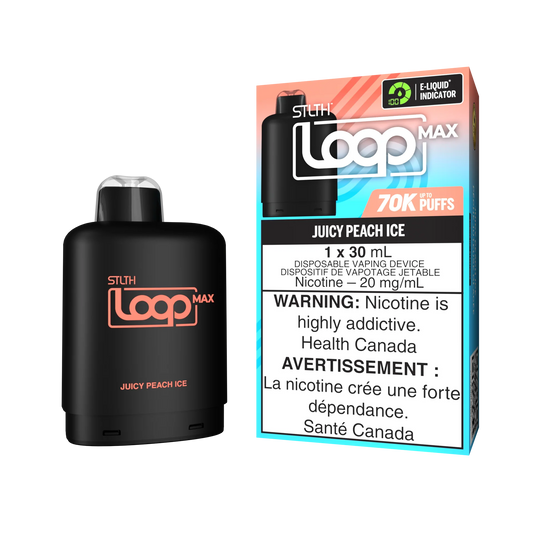 Stlth Loop Pods 70k Juicy Peach Ice (Provincial tax)