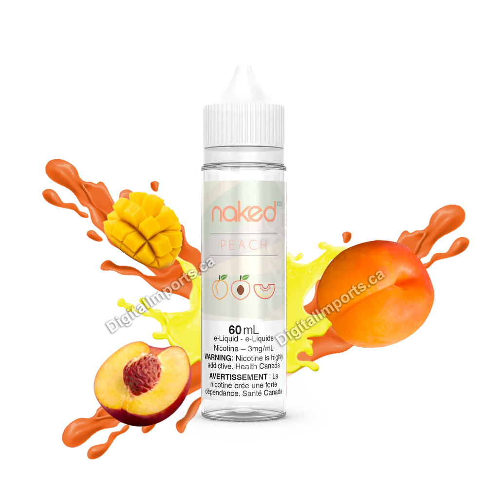 Naked 100 E-Liquid 3mg/ 60ml Peach (Provincial Tax)
