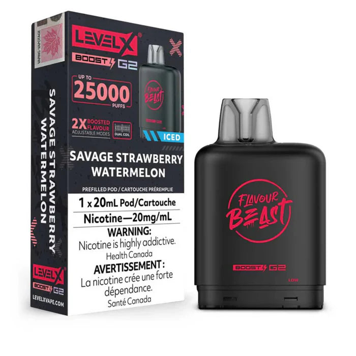Flavour beast 25k Savage Strawberry Watermelon *