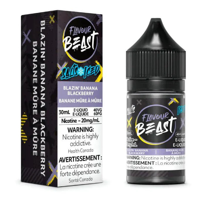 Flavour beast e-liq Blazin Banana Blackberry 20mg/30ml (Provincial Tax)
