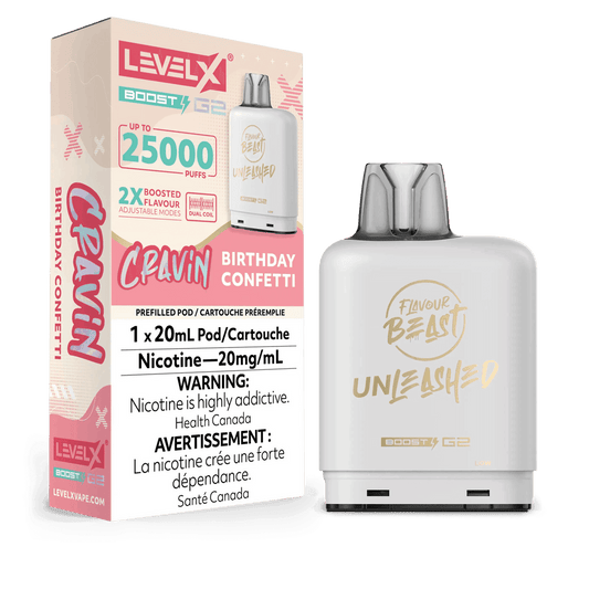 Flavour Beast Level X boost G2 25k birthday confetti