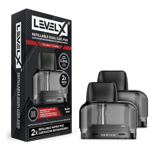 Level X Refillable Dual Coil Pod 5.5 ml