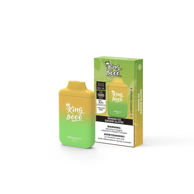 King 6000 0MG Banana ice*