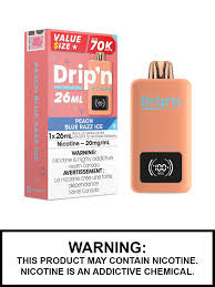 Dripn 70k Peach Blue Razz Ice (provincial tax)