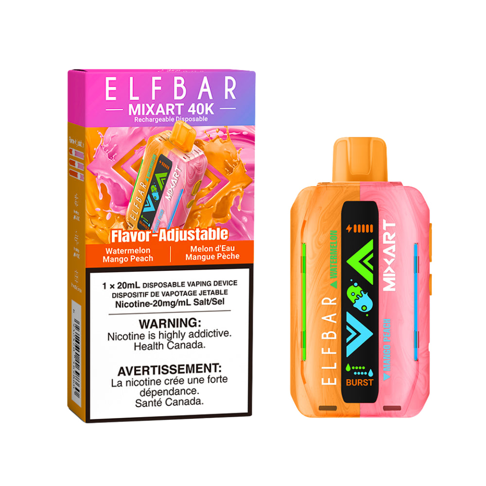 Elfbar Mixart 40K watermelon mango peach (Provincial)