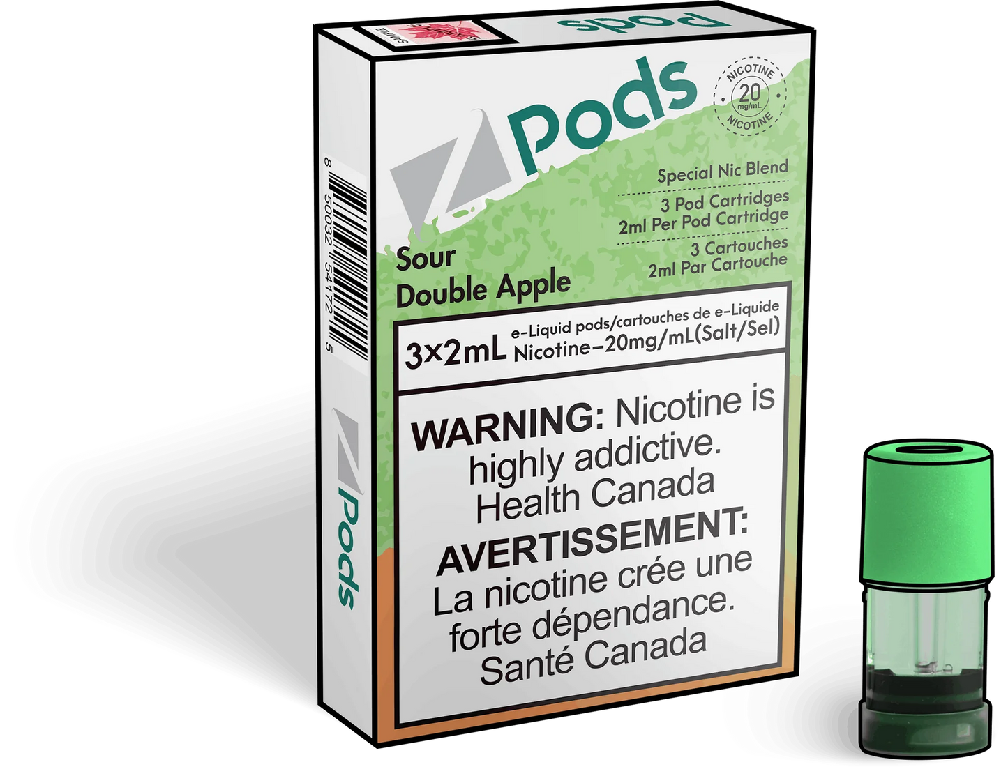 Z Pods Sour Double Apple