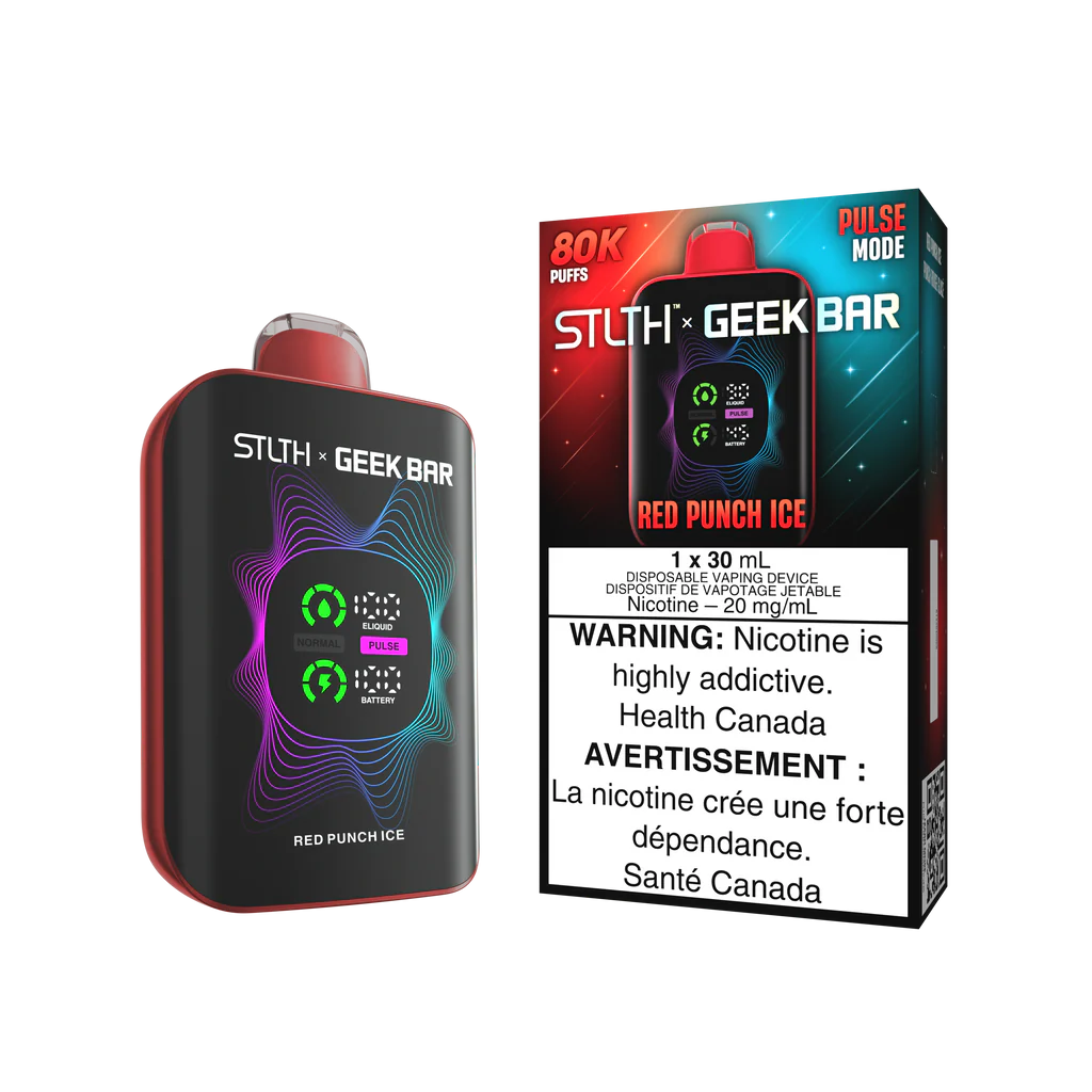 Stlth X Geek bar 80k red punch ice