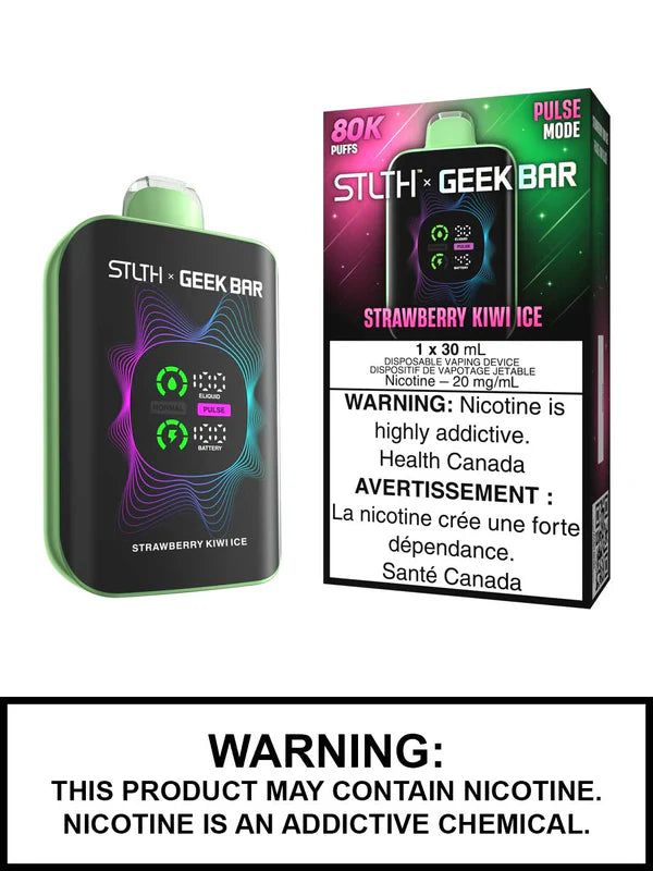 Stlth X Geek bar 80k strawberry kiwi ice